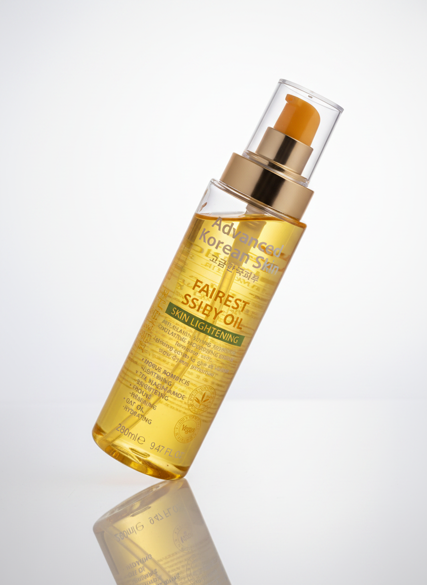 Advanced Korean skin fairest body oil skin lghtening