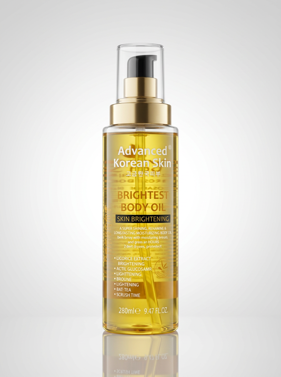 Advanced Korean Skin Brightening  Body Oil skin Brightening